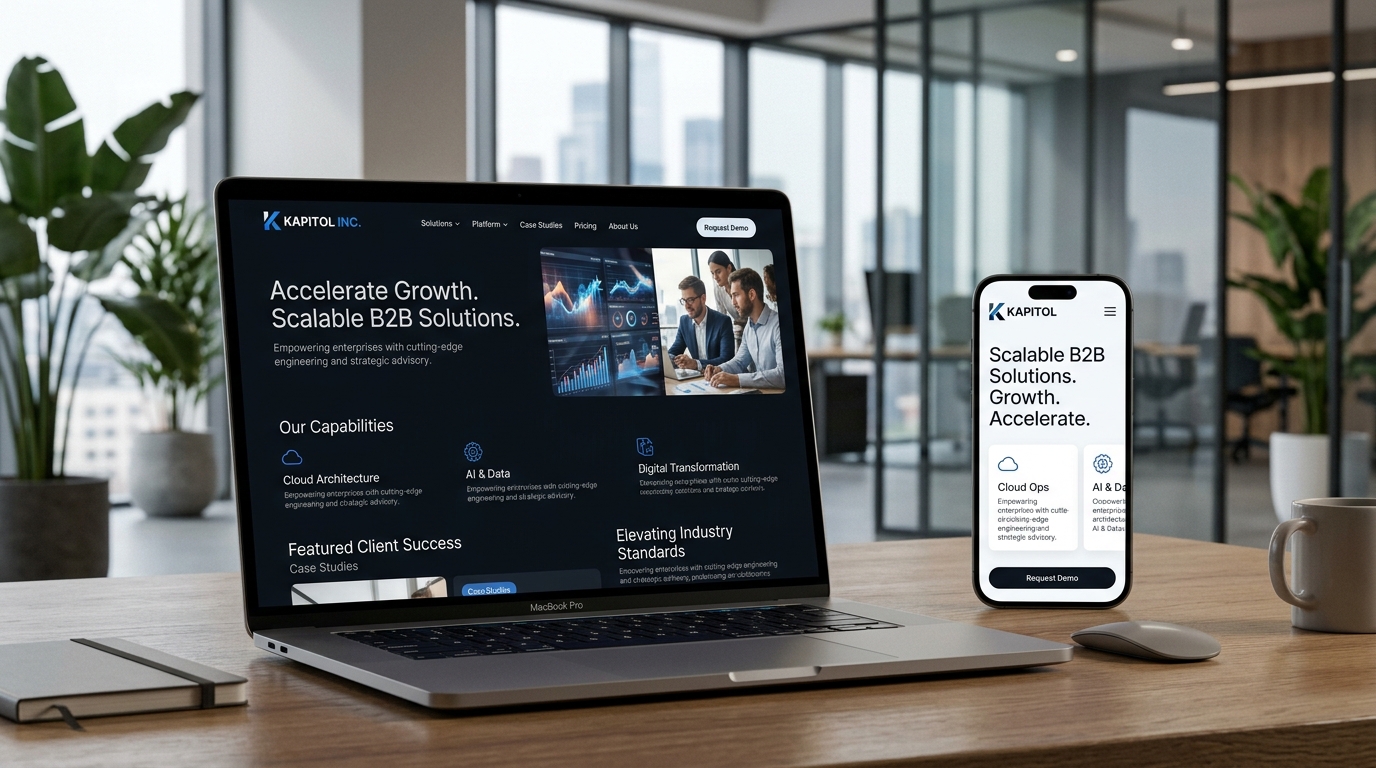 Kapitol Inc. power infrastructure and EPC website preview